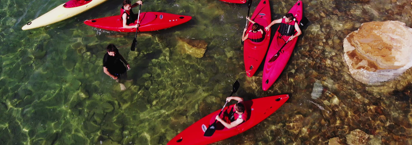 Schulsportwochen in Izola - Kajak