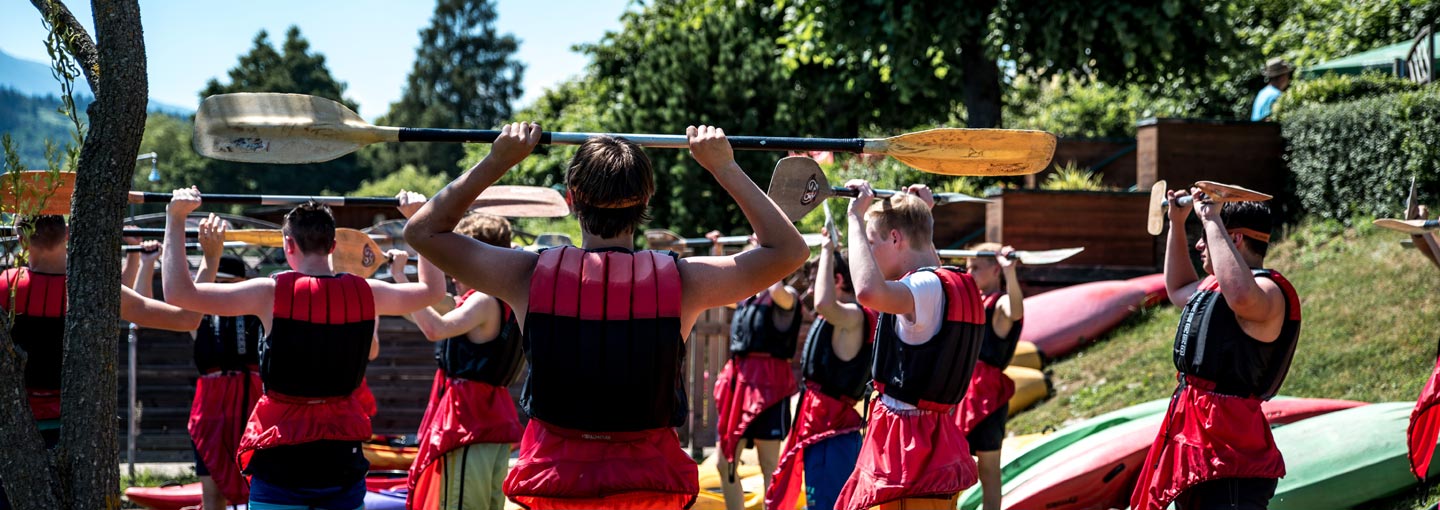 Schulsportwochen - Kajak